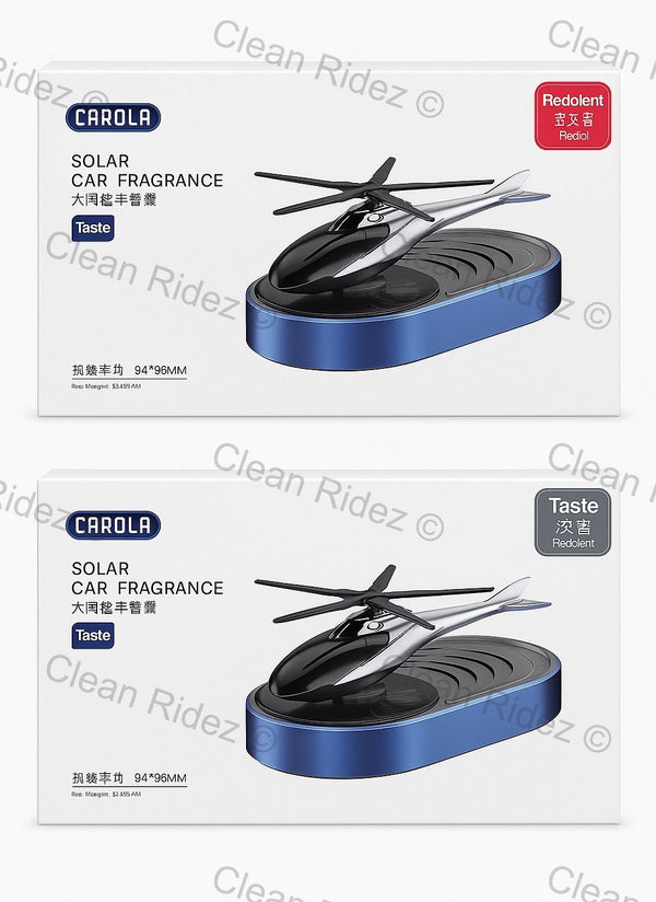 CAROLA Solar Car Fragrance Helicopter Design