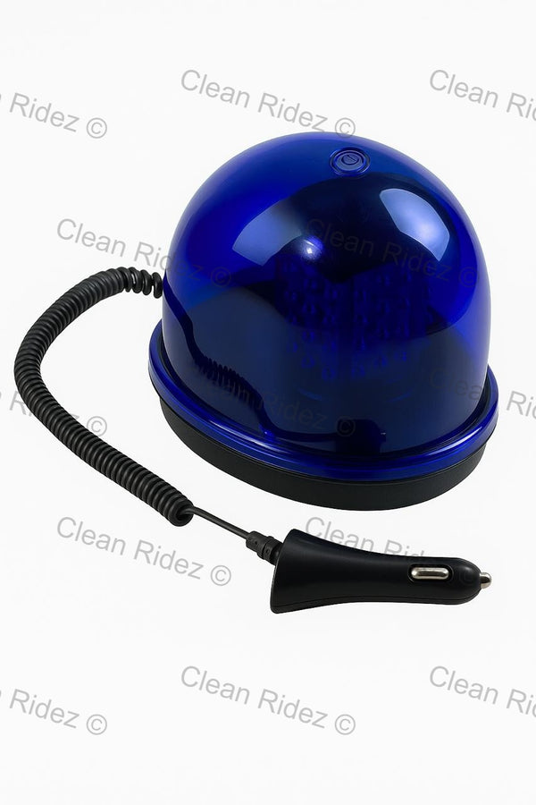 Blue Police Emergency Rotating Strobe Light for Vehicles